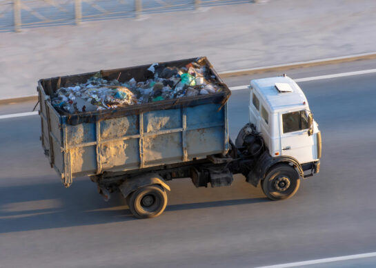 garbage-truck-road